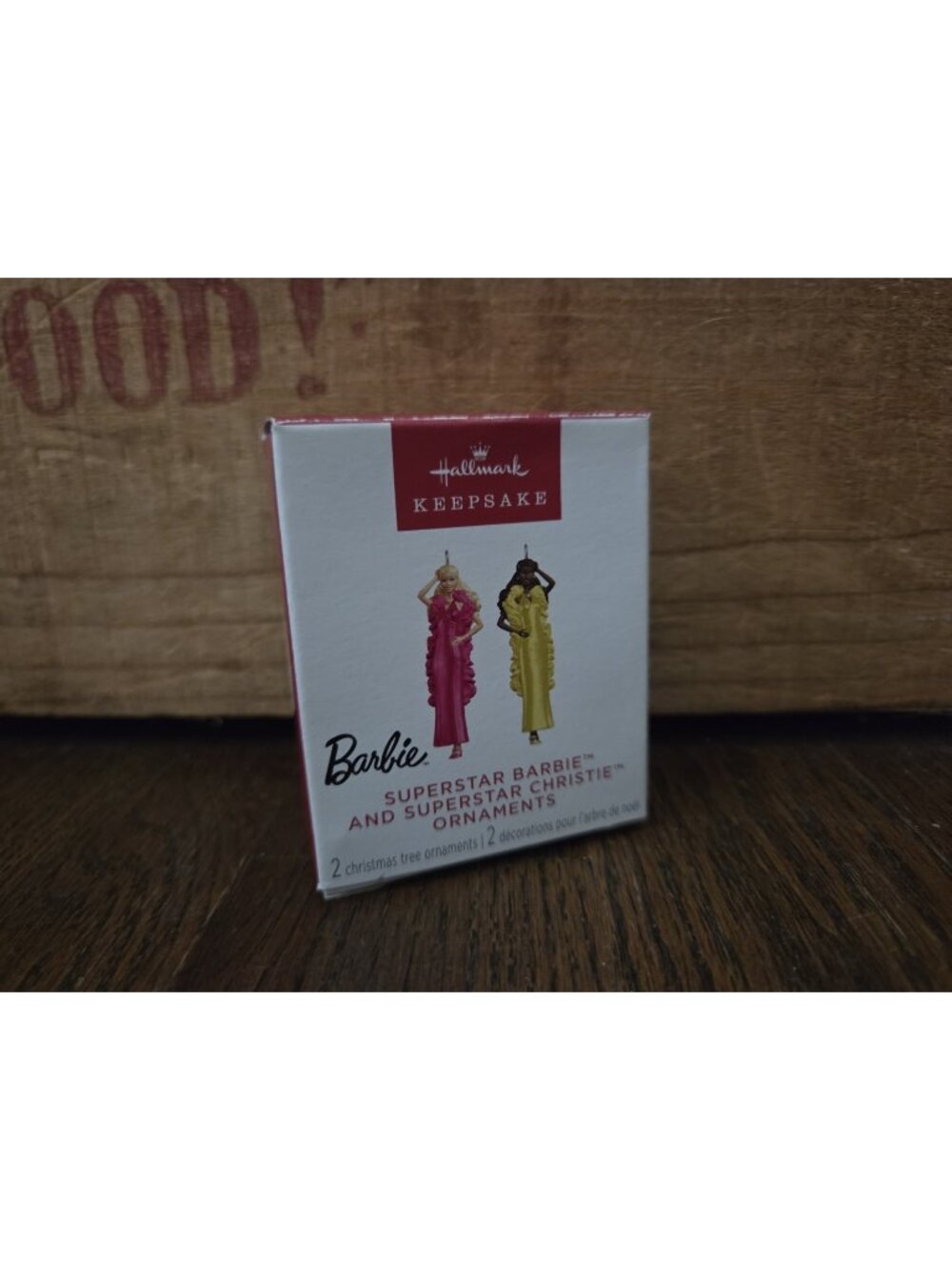 Hallmark Keepsake 2025 Superstar Barbie and Christie Set of 2 Miniature Ornament